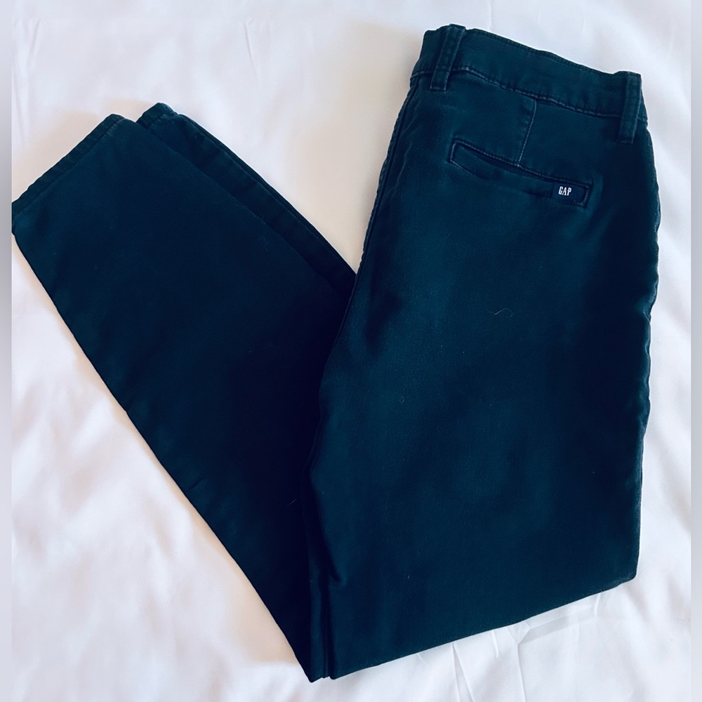 Gap Navy Blue Chinos Skinny Stretch Pants Size 6